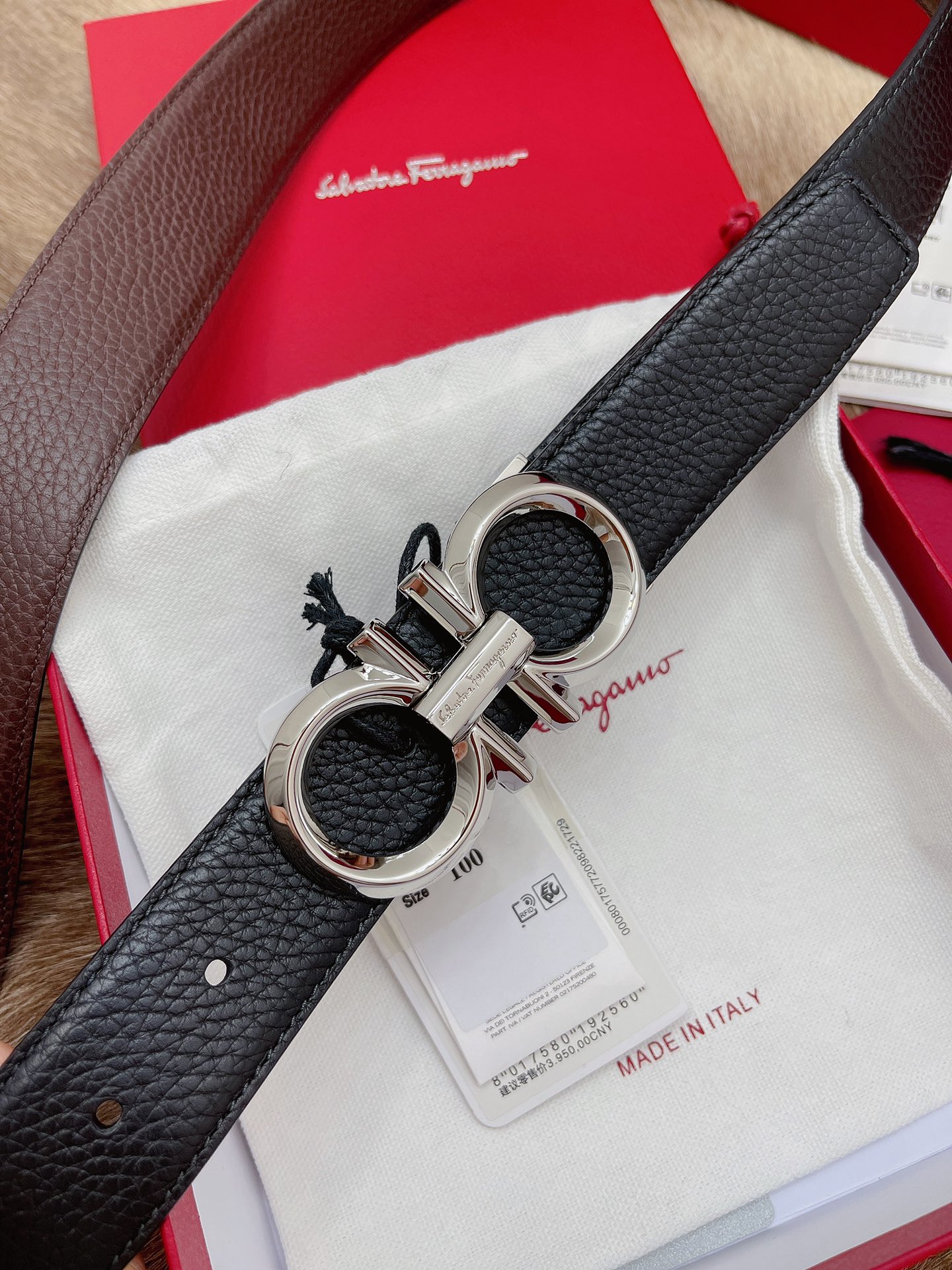 Salvatore Ferragamo Male Basic Belt M