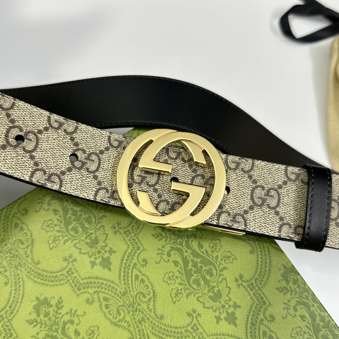 Gucci Basic Belt Cow Leather S-m