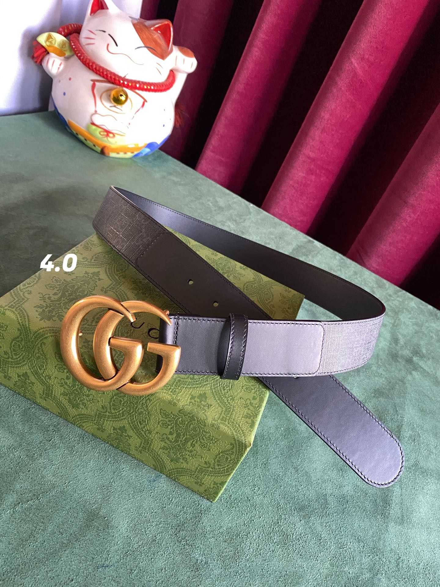 Gucci Basic Belt Cow Leather S-m