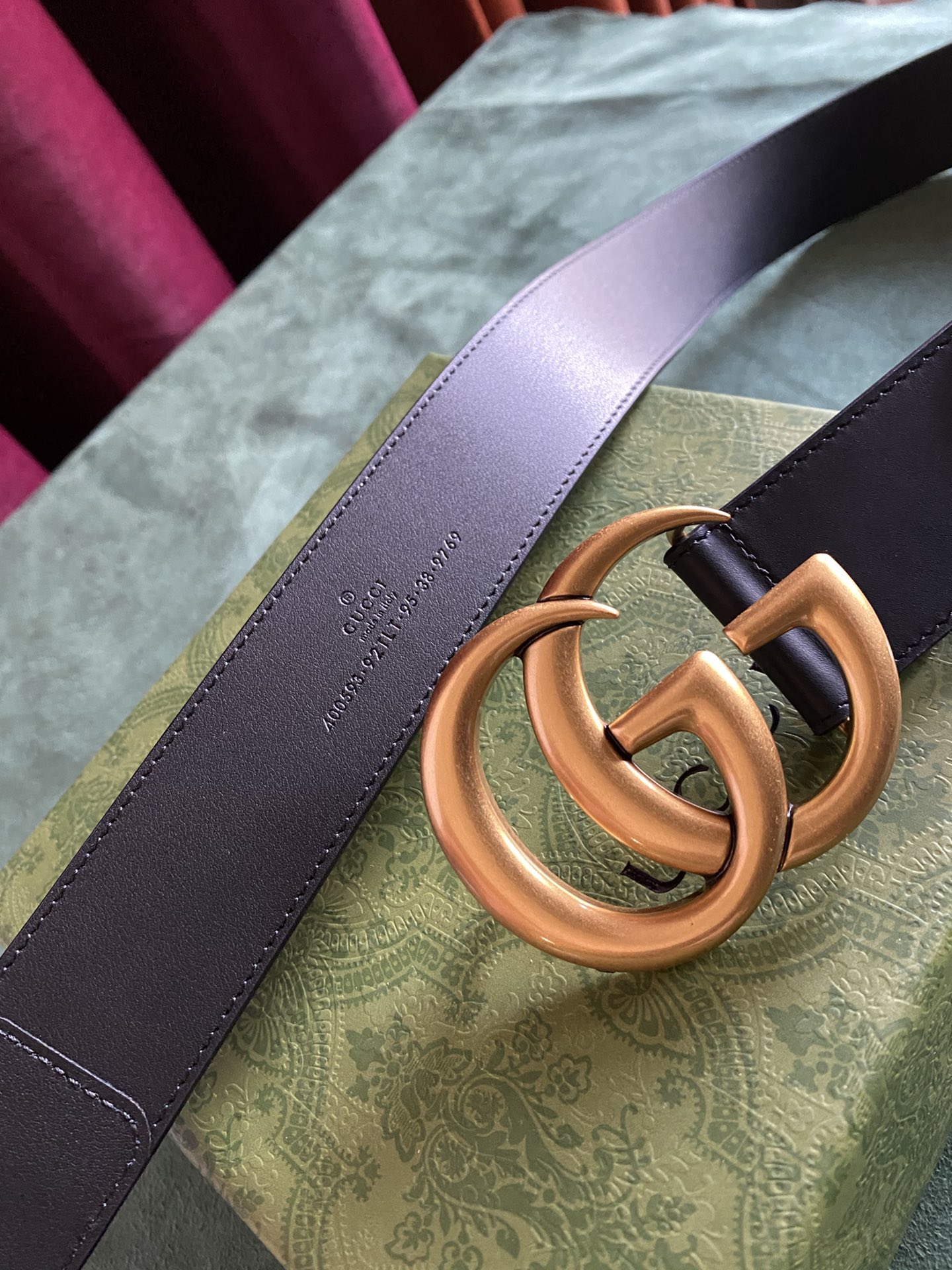 Gucci Basic Belt Cow Leather S-m