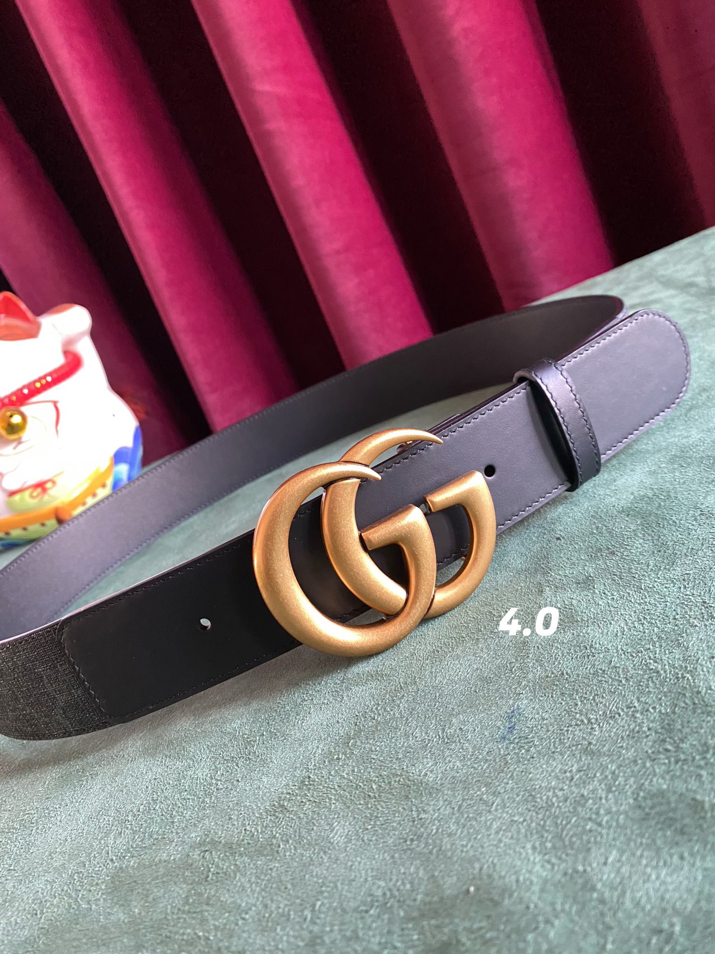 Gucci Basic Belt Cow Leather S-m