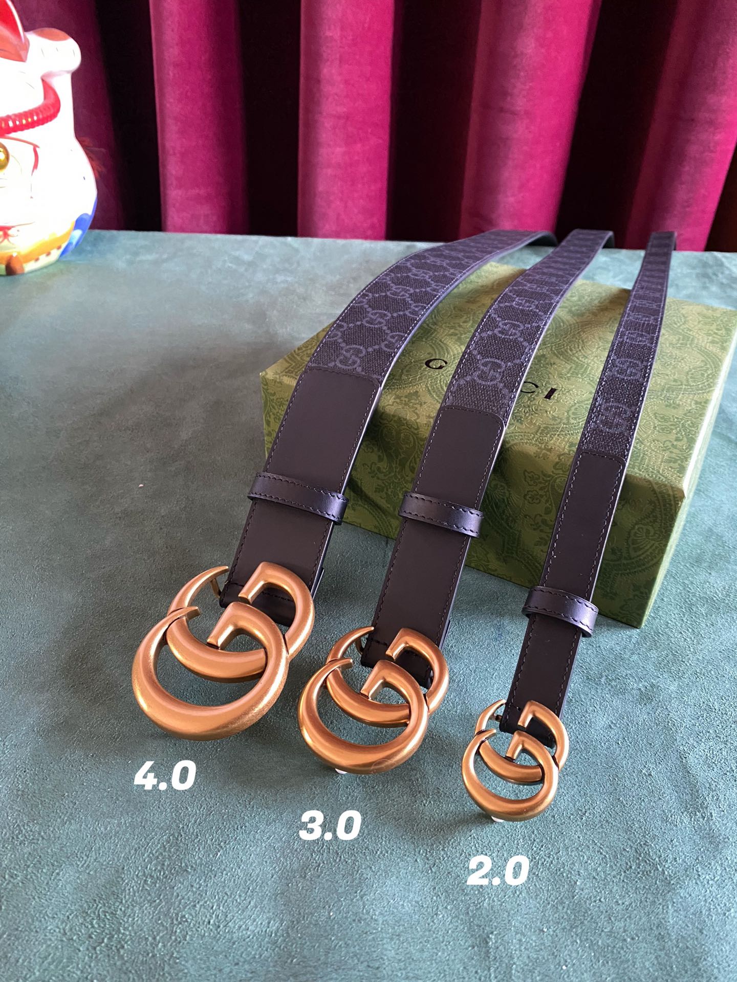 Gucci Basic Belt Cow Leather S-m