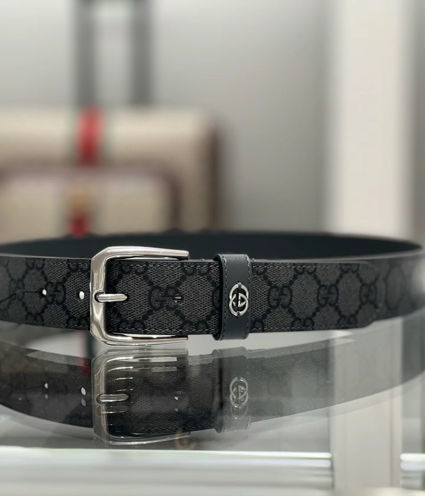 Gucci Male Leather Belt S-m-l