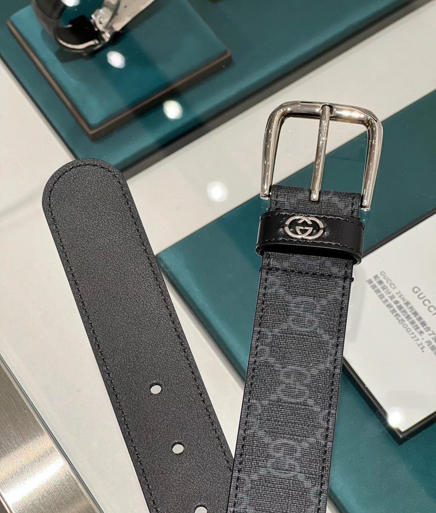 Gucci Male Leather Belt S-m-l