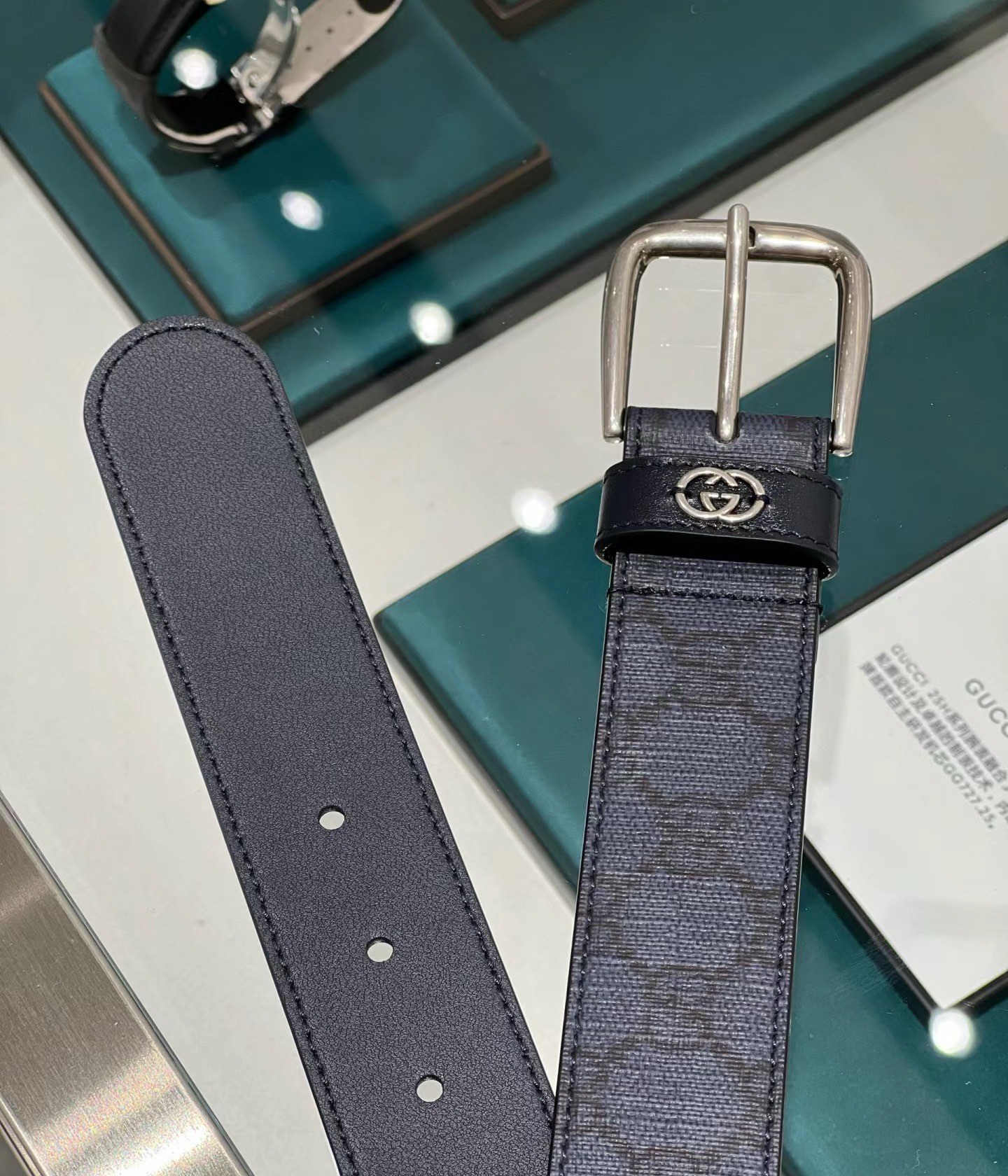 Gucci Male Leather Belt S-m-l