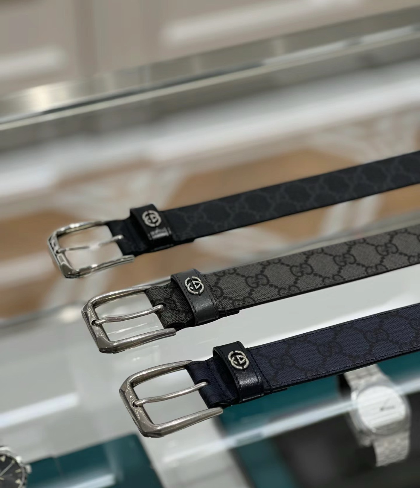 Gucci Male Leather Belt S-m-l