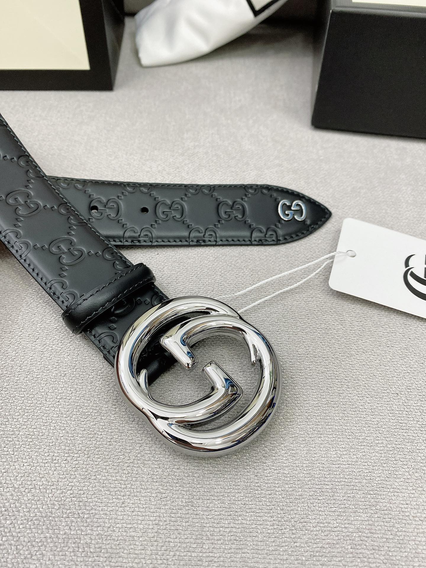 Gucci Leather Belt Top Grain Leather M