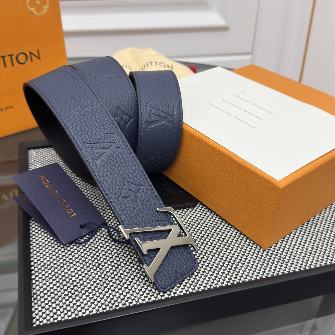 Louis Vuitton Basic Belt Cow Leather M-l