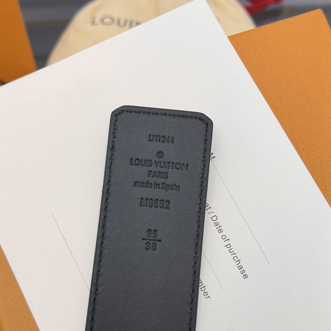 Louis Vuitton Basic Belt Cow Leather M-l