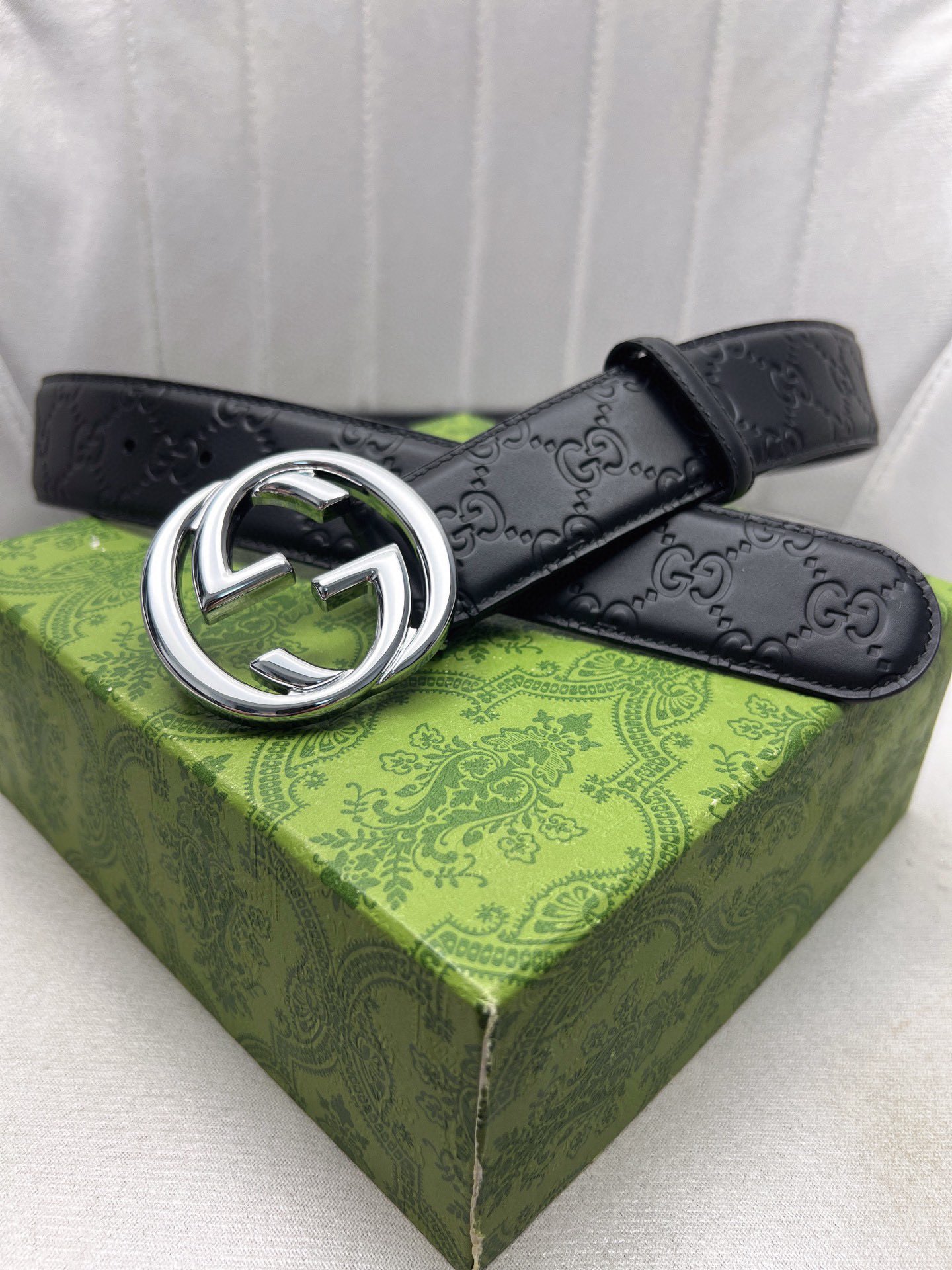 Gucci Leather Belt Top Grain Leather