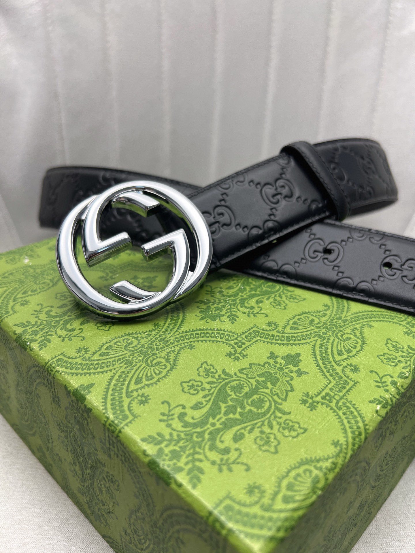 Gucci Leather Belt Top Grain Leather