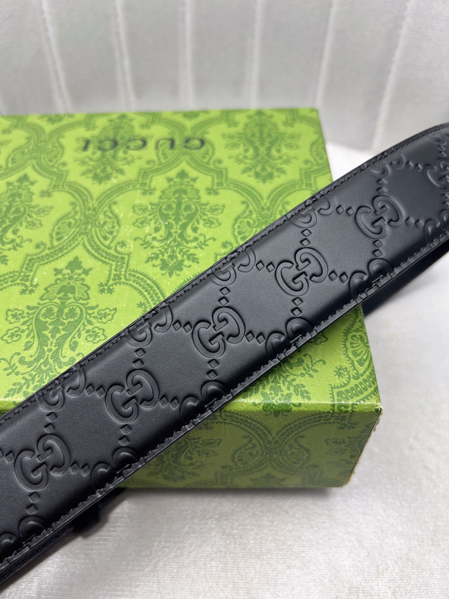 Gucci Leather Belt Top Grain Leather