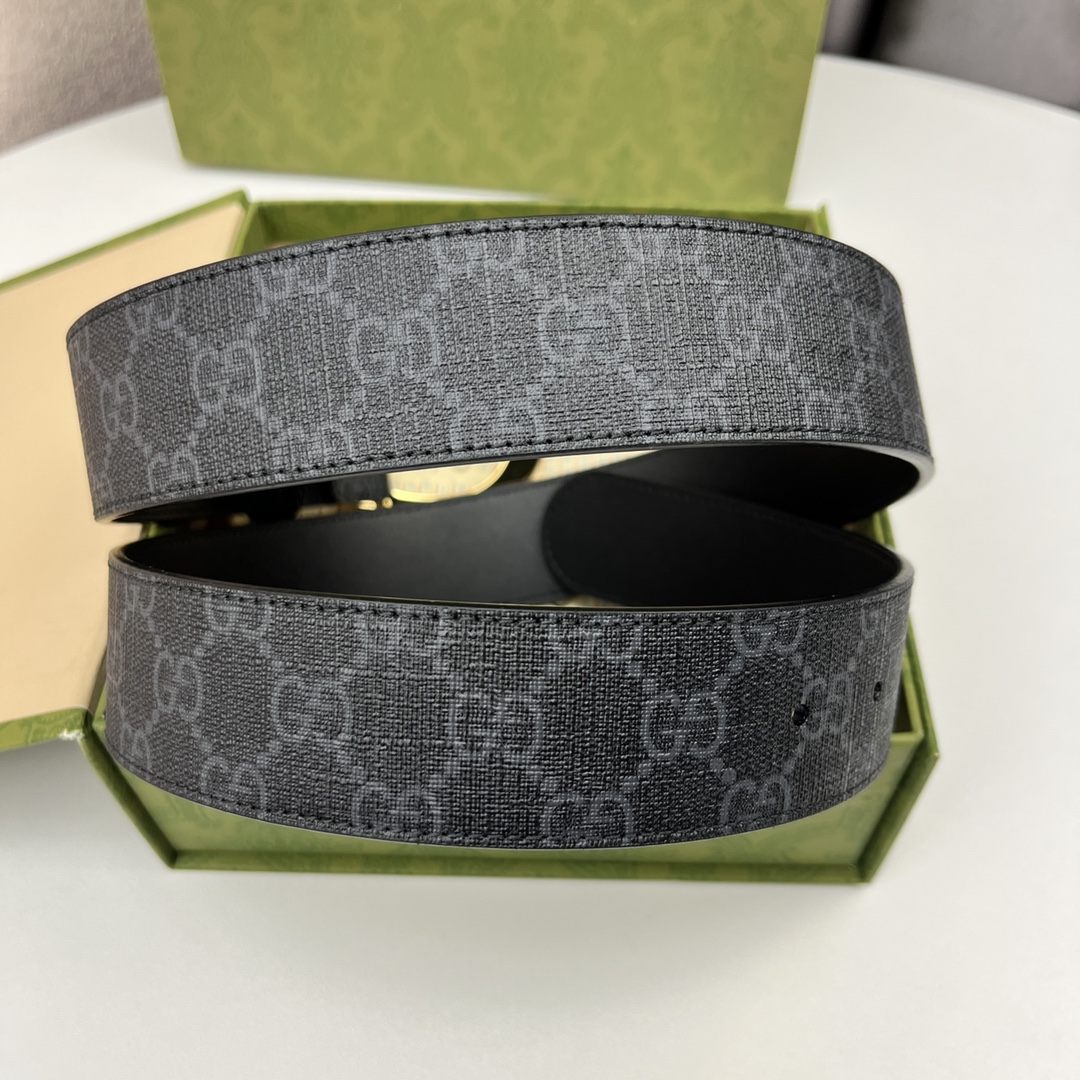 Gucci Basic Belt Canvas Black 13514-s-m