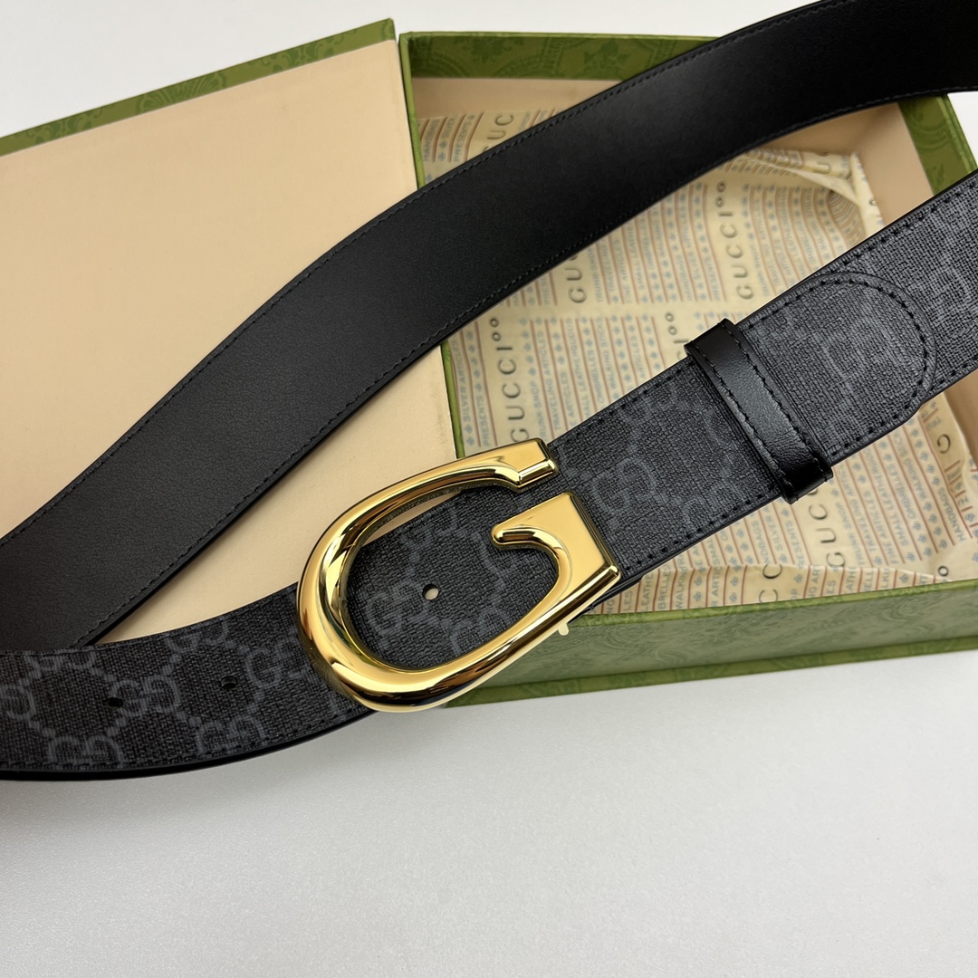 Gucci Basic Belt Canvas Black 13514-s-m