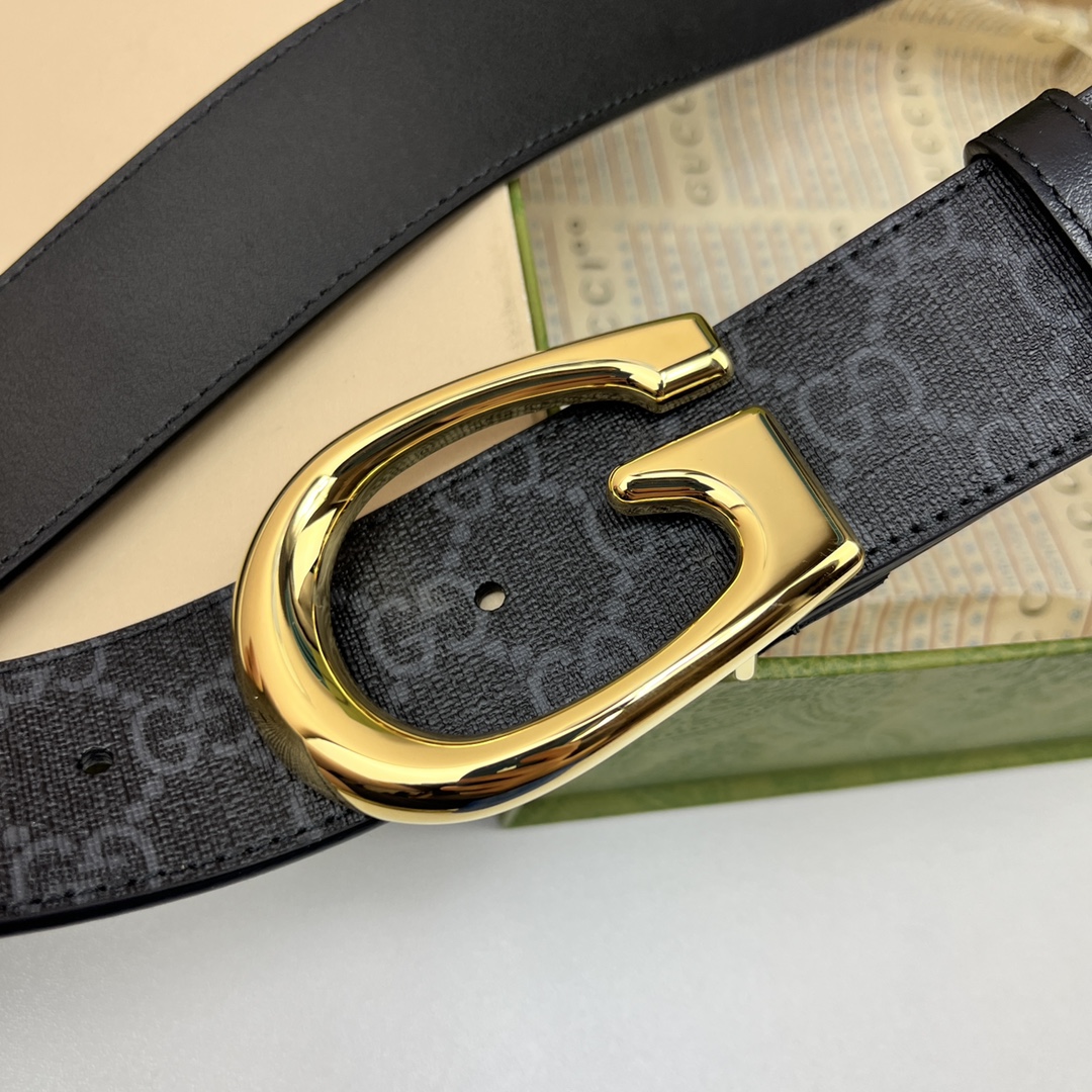 Gucci Basic Belt Canvas Black 13514-s-m