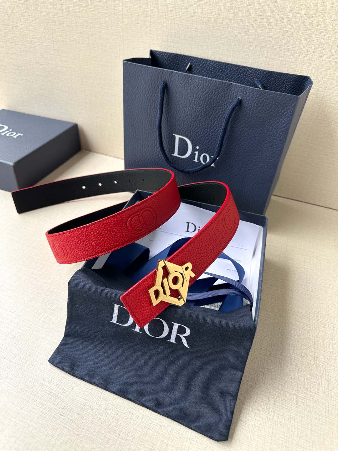 Basic Belt Cow Leather Black M