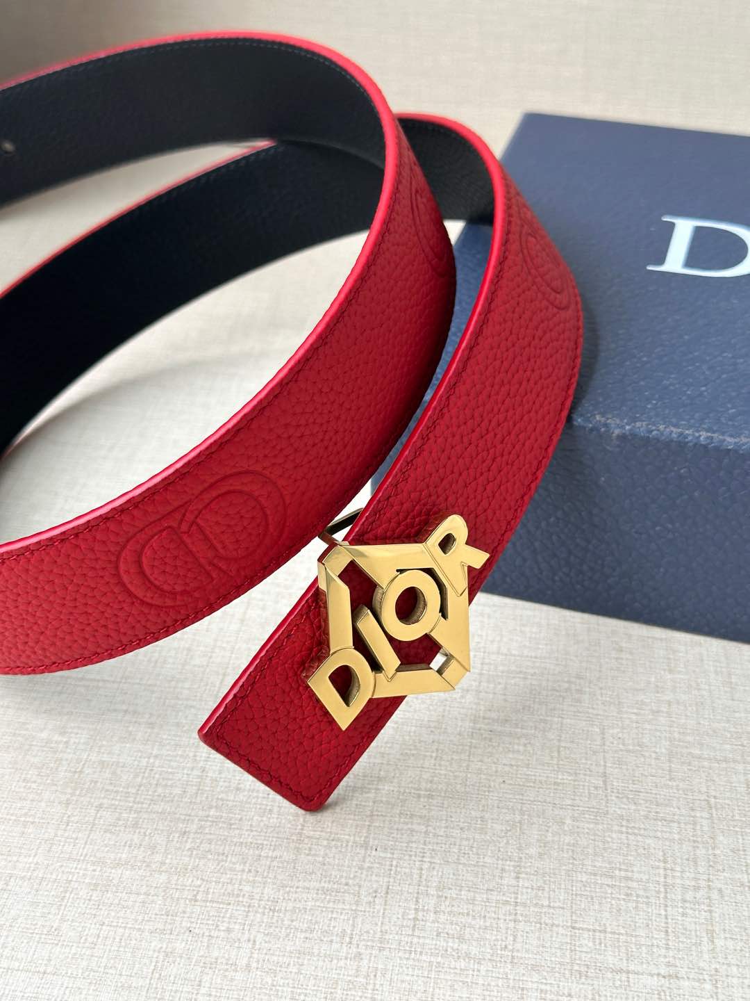 Basic Belt Cow Leather Black M