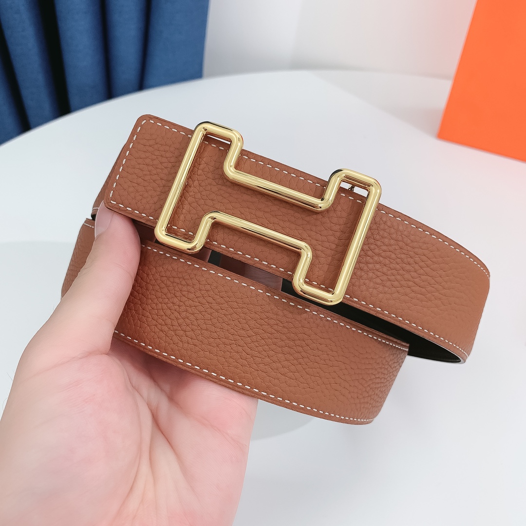 Hermès Basic Belt Cow Leather 38mm-s-m