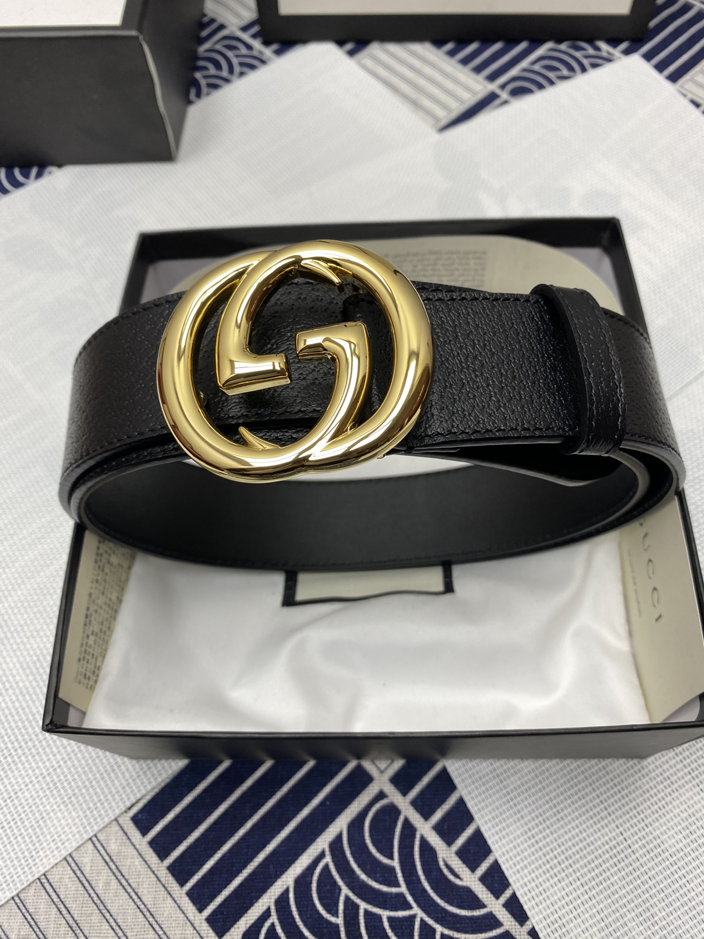 Gucci Leather Belt Top Grain Leather