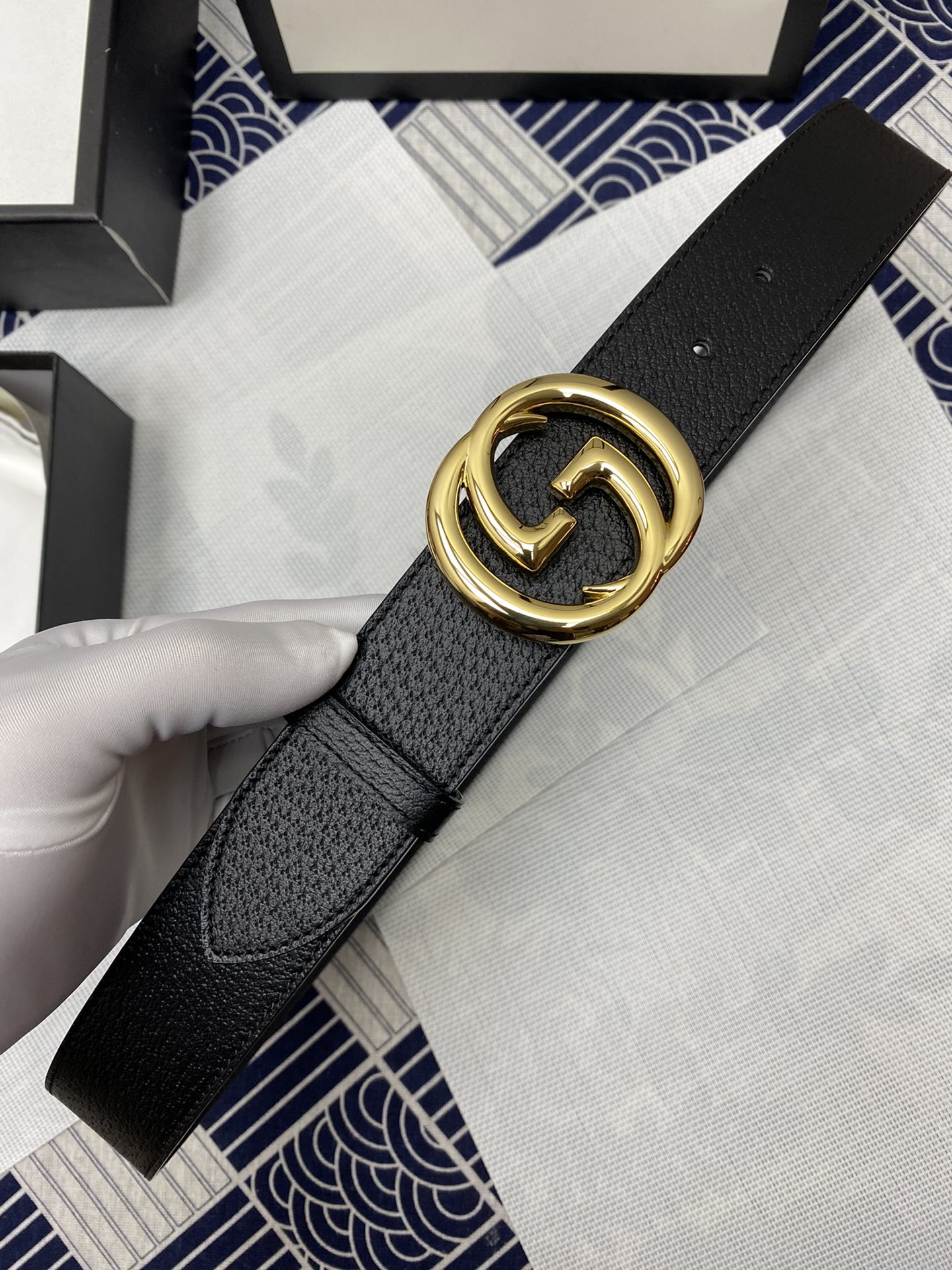 Gucci Leather Belt Top Grain Leather