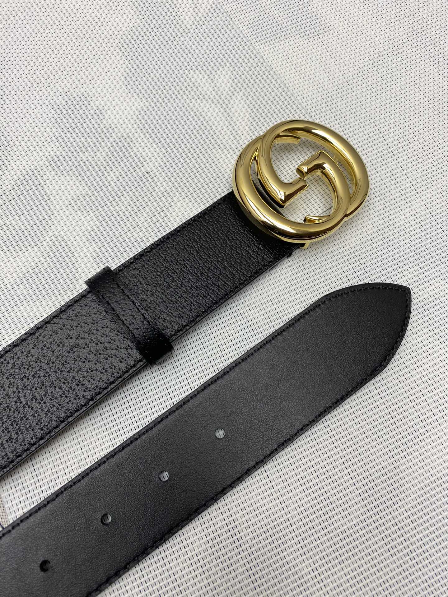 Gucci Leather Belt Top Grain Leather