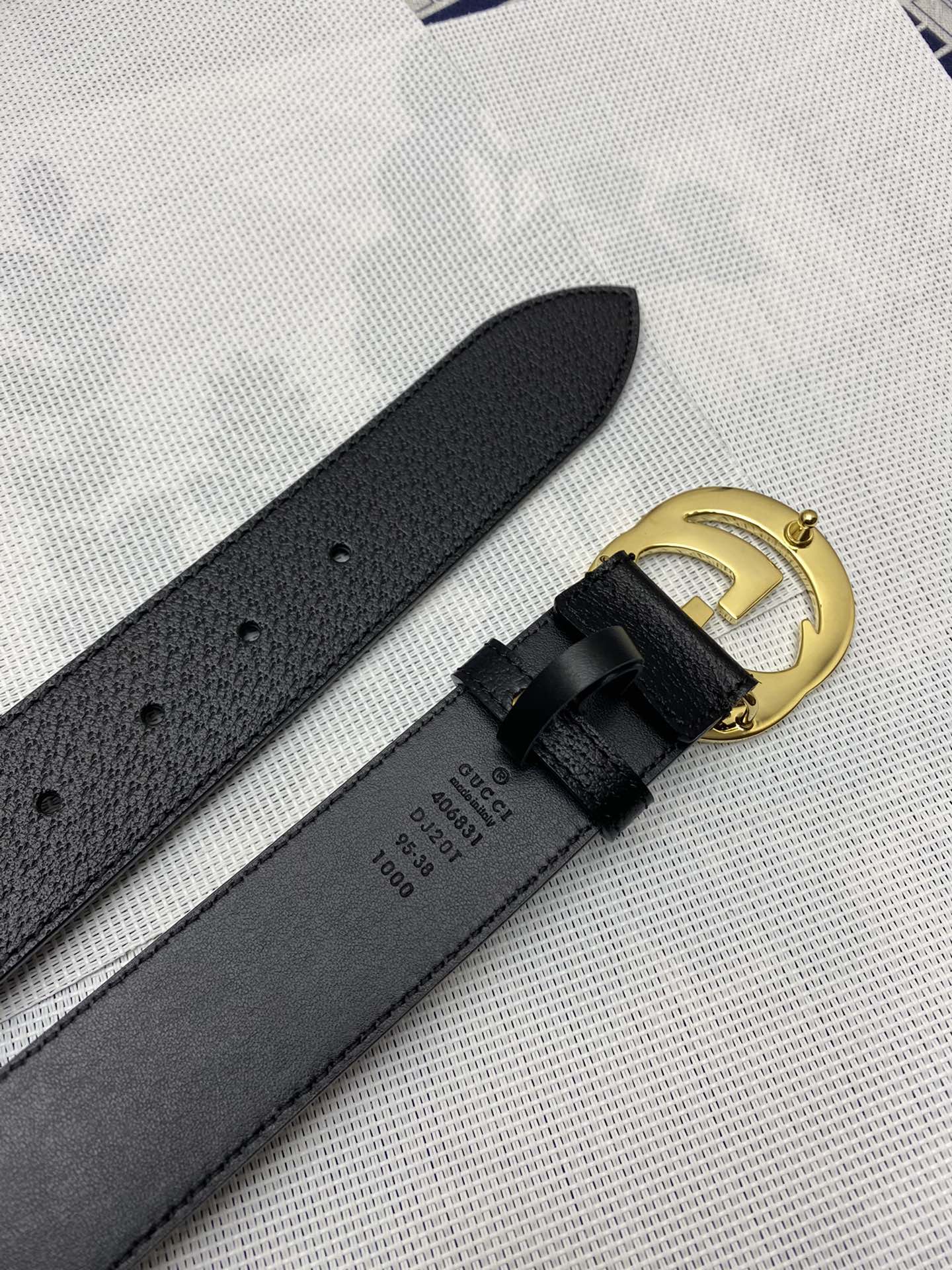 Gucci Leather Belt Top Grain Leather