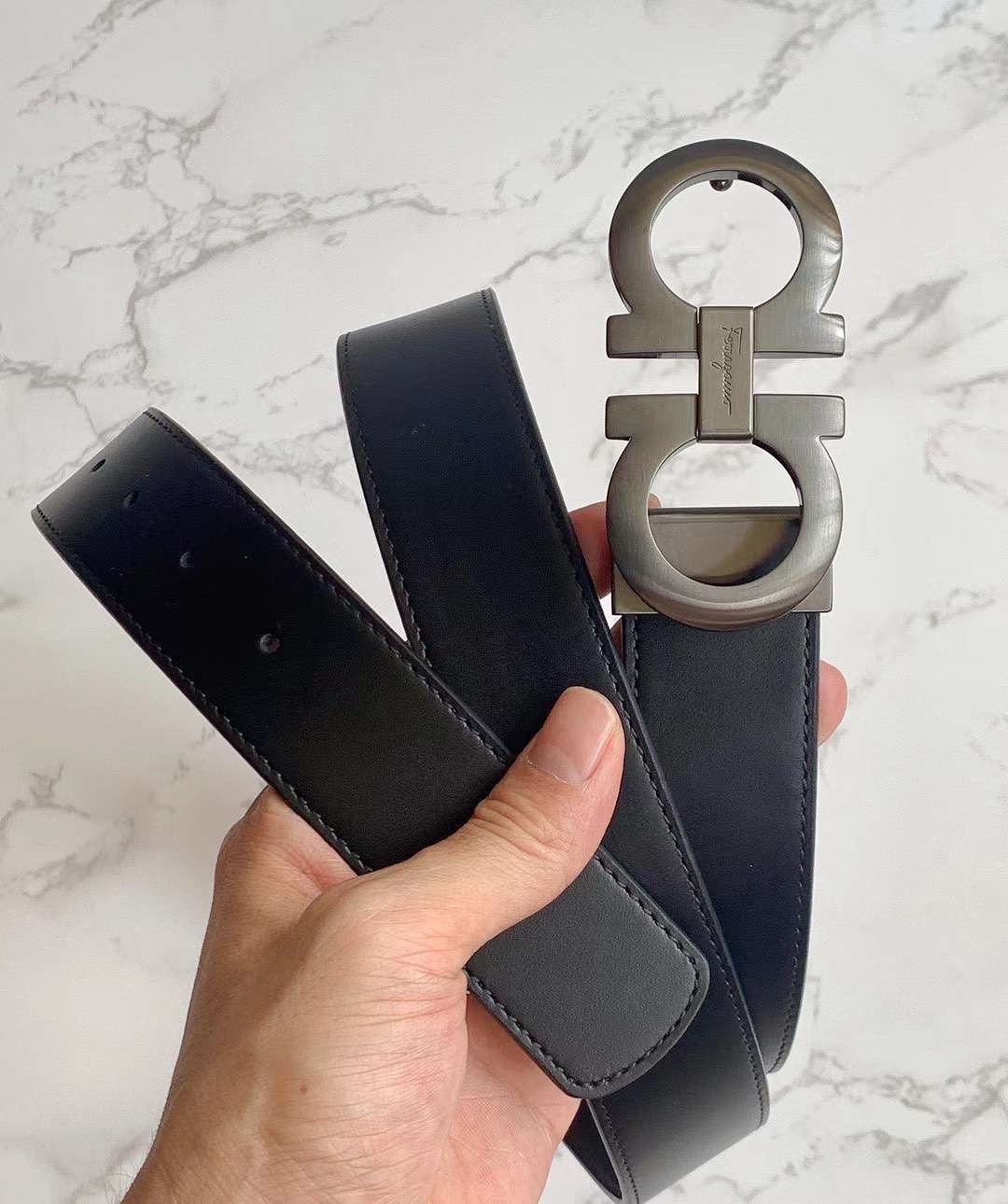 Salvatore Ferragamo Male Leather Belt M