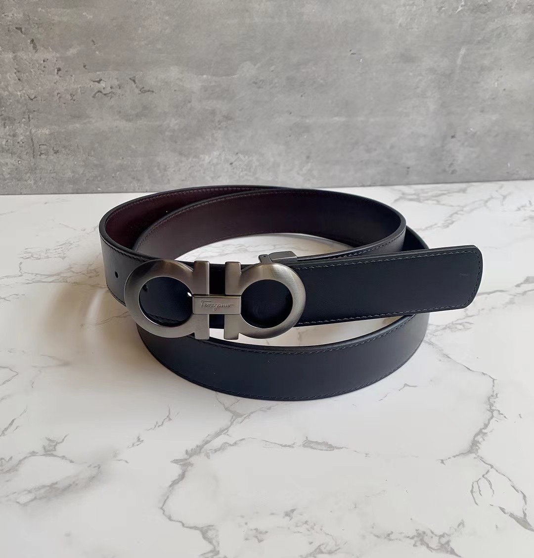 Salvatore Ferragamo Male Leather Belt M