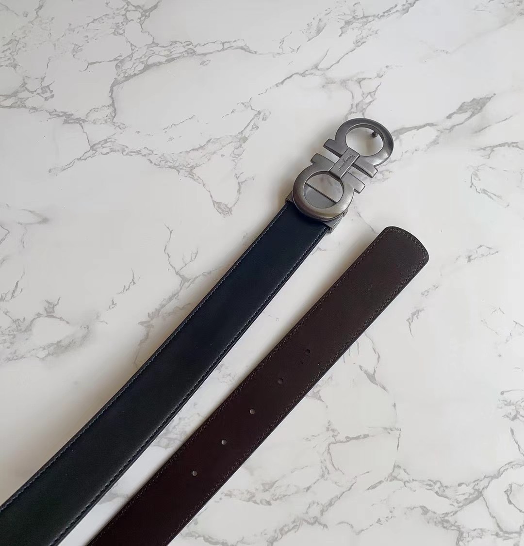 Salvatore Ferragamo Male Leather Belt M