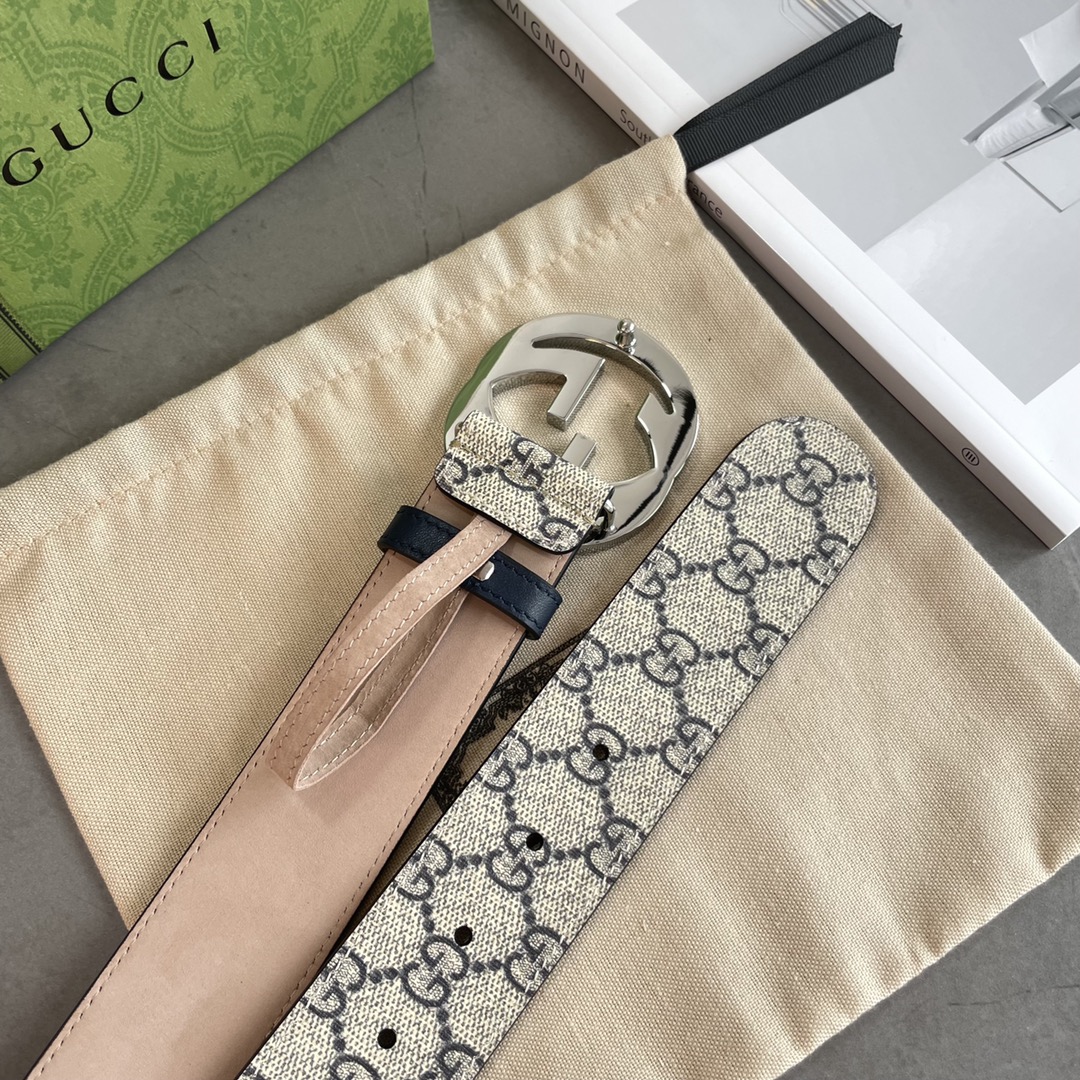 Gucci Basic Belt Cow Leather Waterproof M