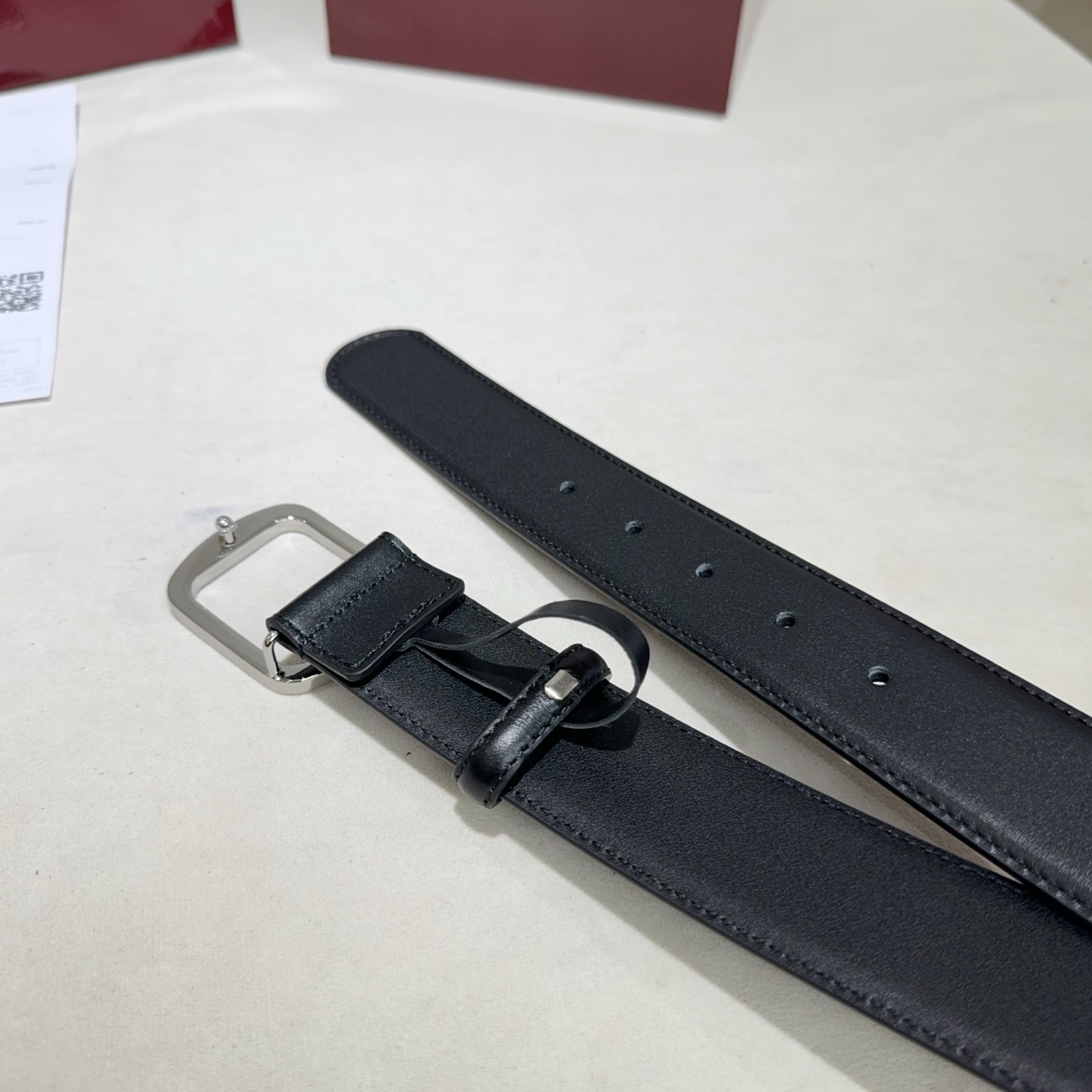 Gucci Basic Belt Top Grain Leather Black M