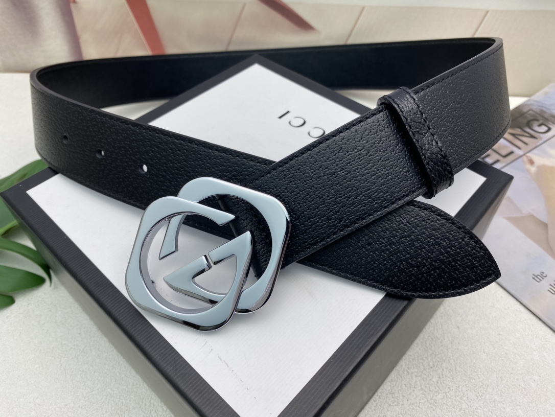 Gucci Leather Belt Top Grain Leather