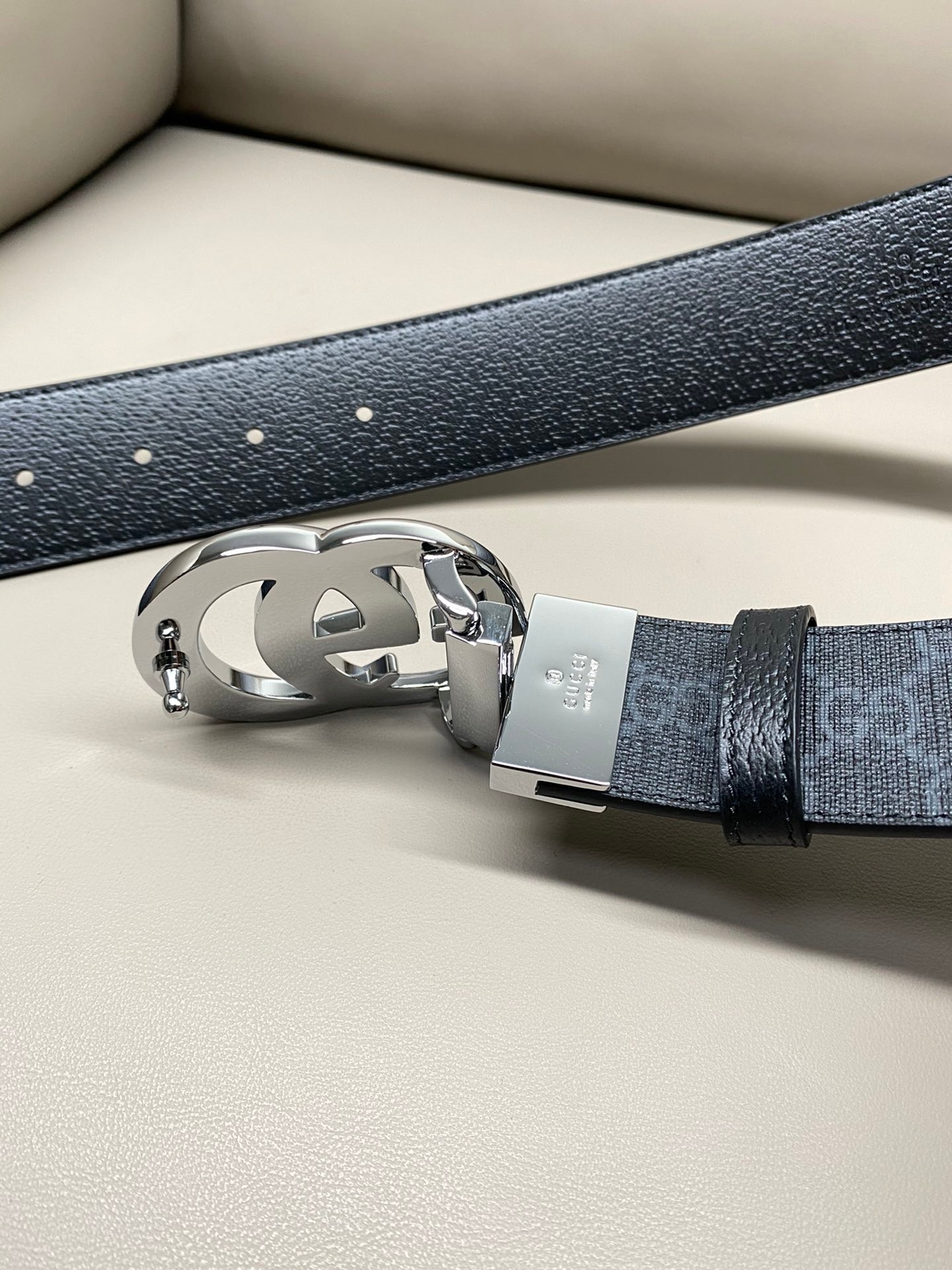 Basic Belt Cow Leather Black M