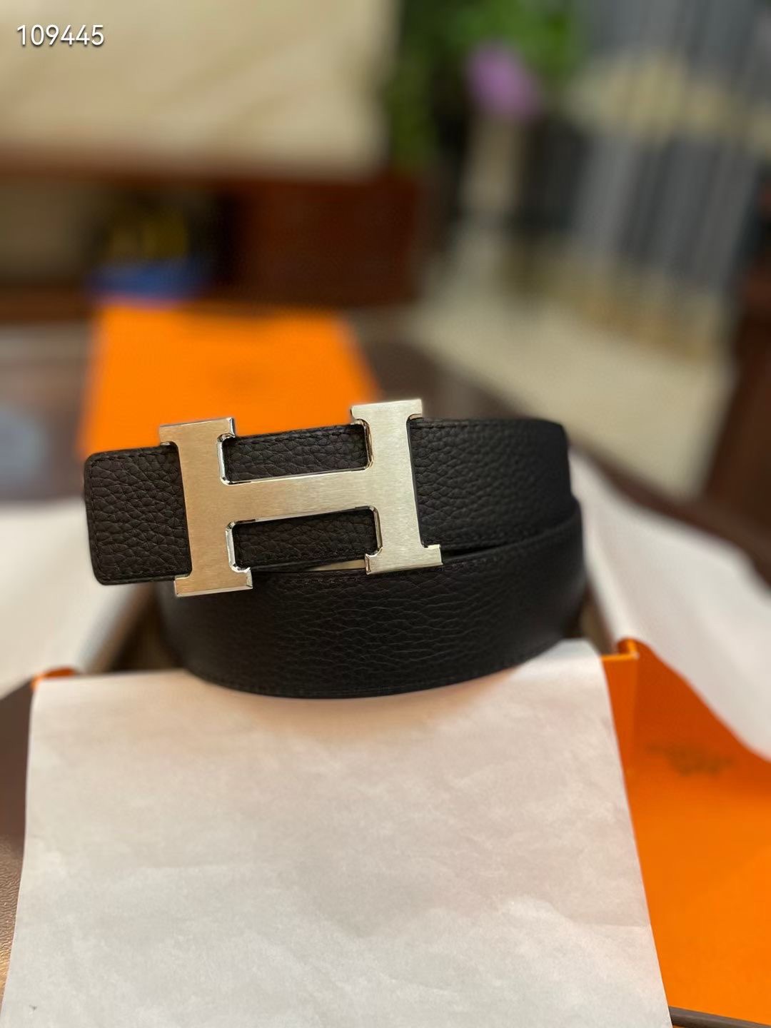 Hermès Basic Belt Cow Leather Gold S-m