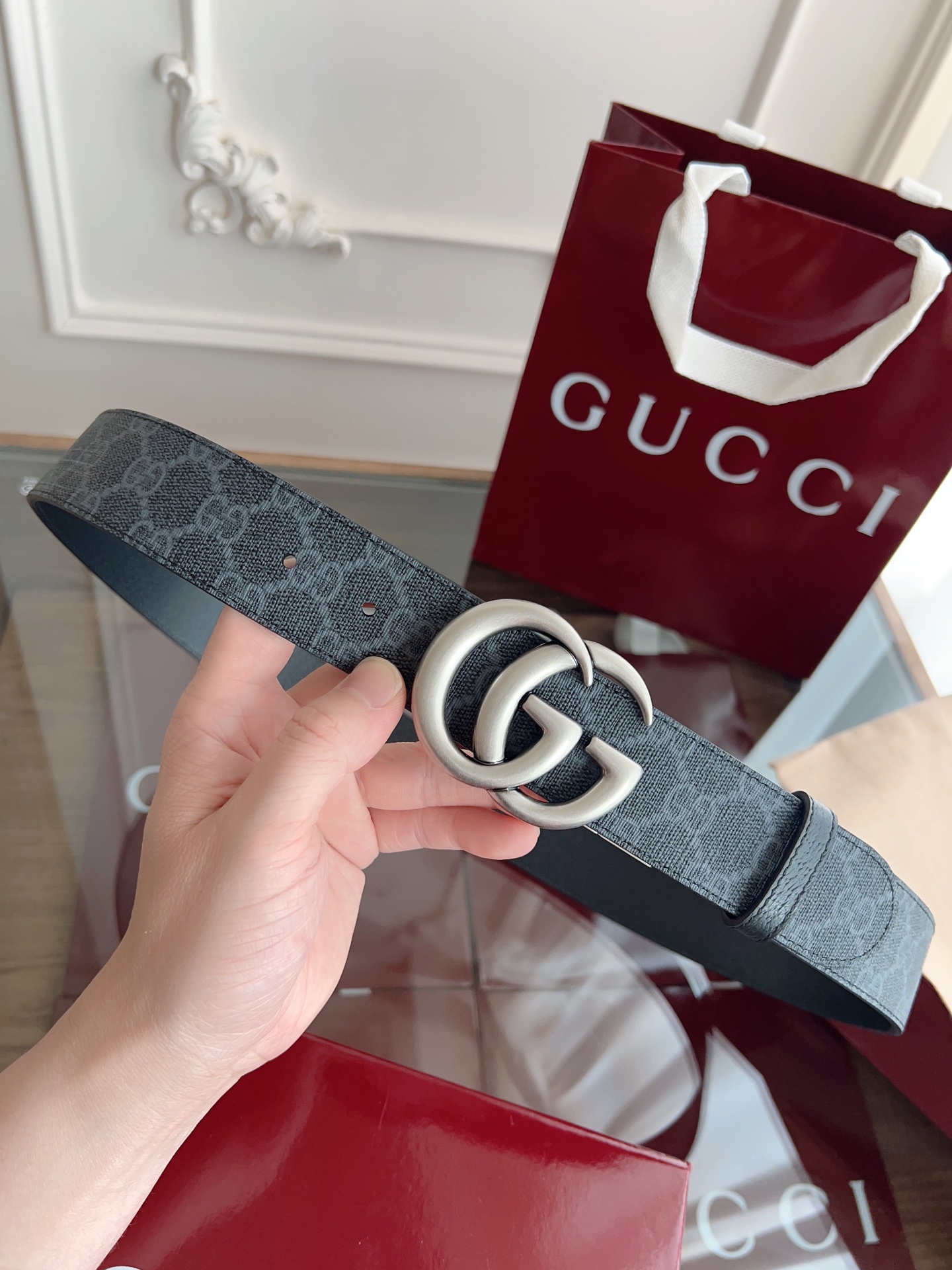 Gucci Basic Belt Black S-m