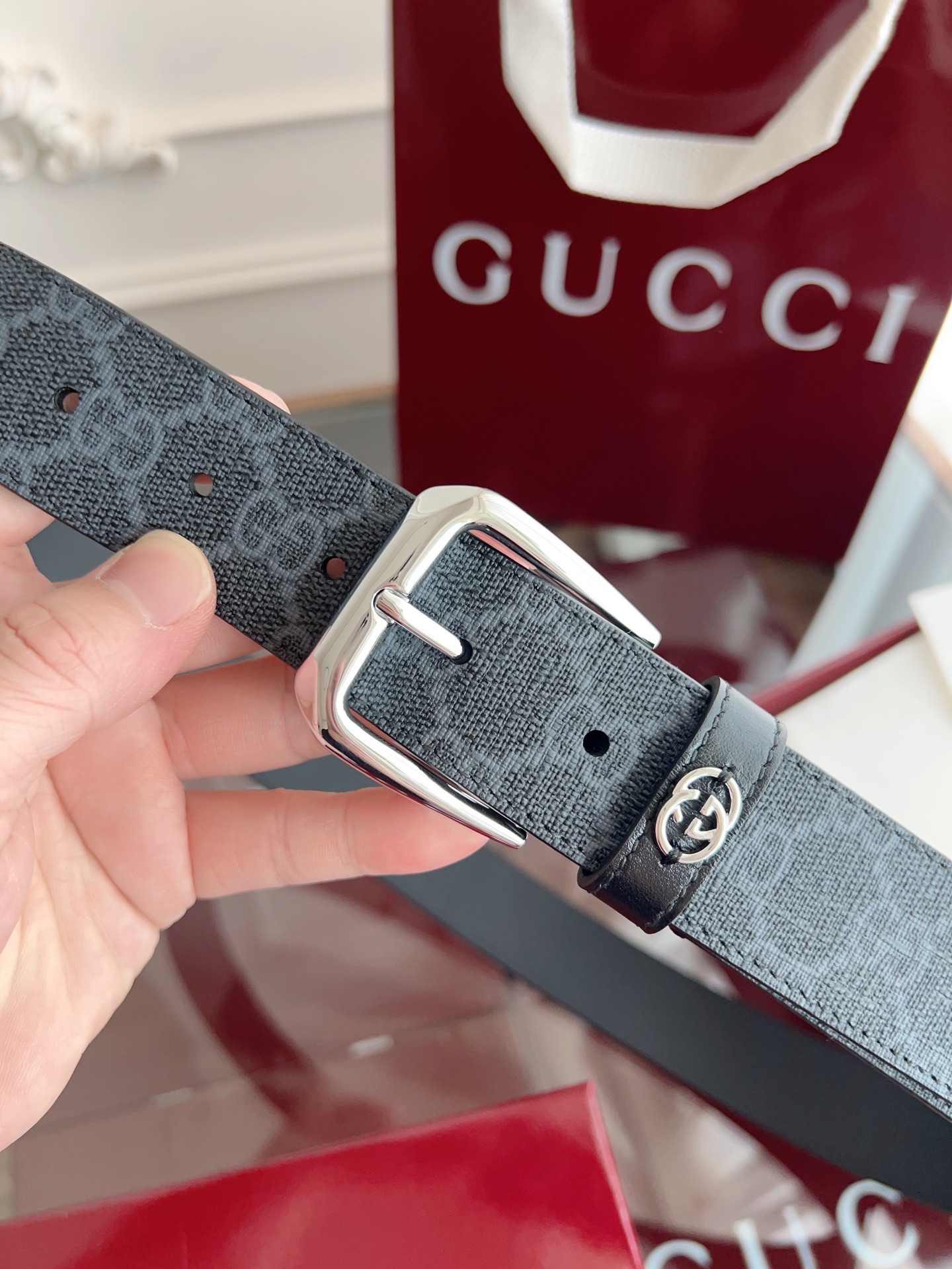 Gucci Basic Belt Black M