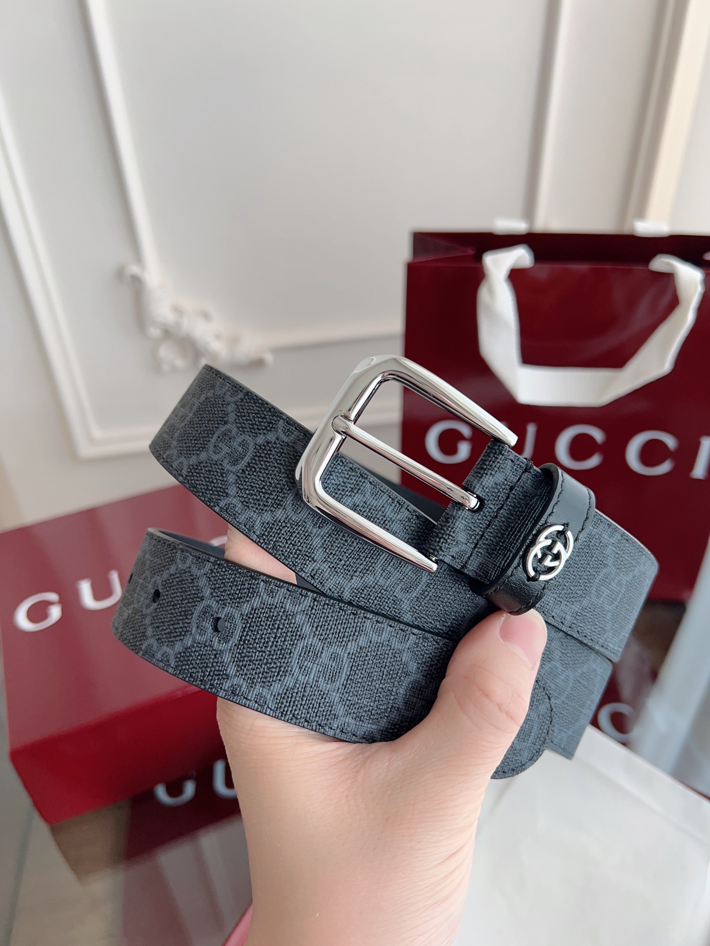 Gucci Basic Belt Black M