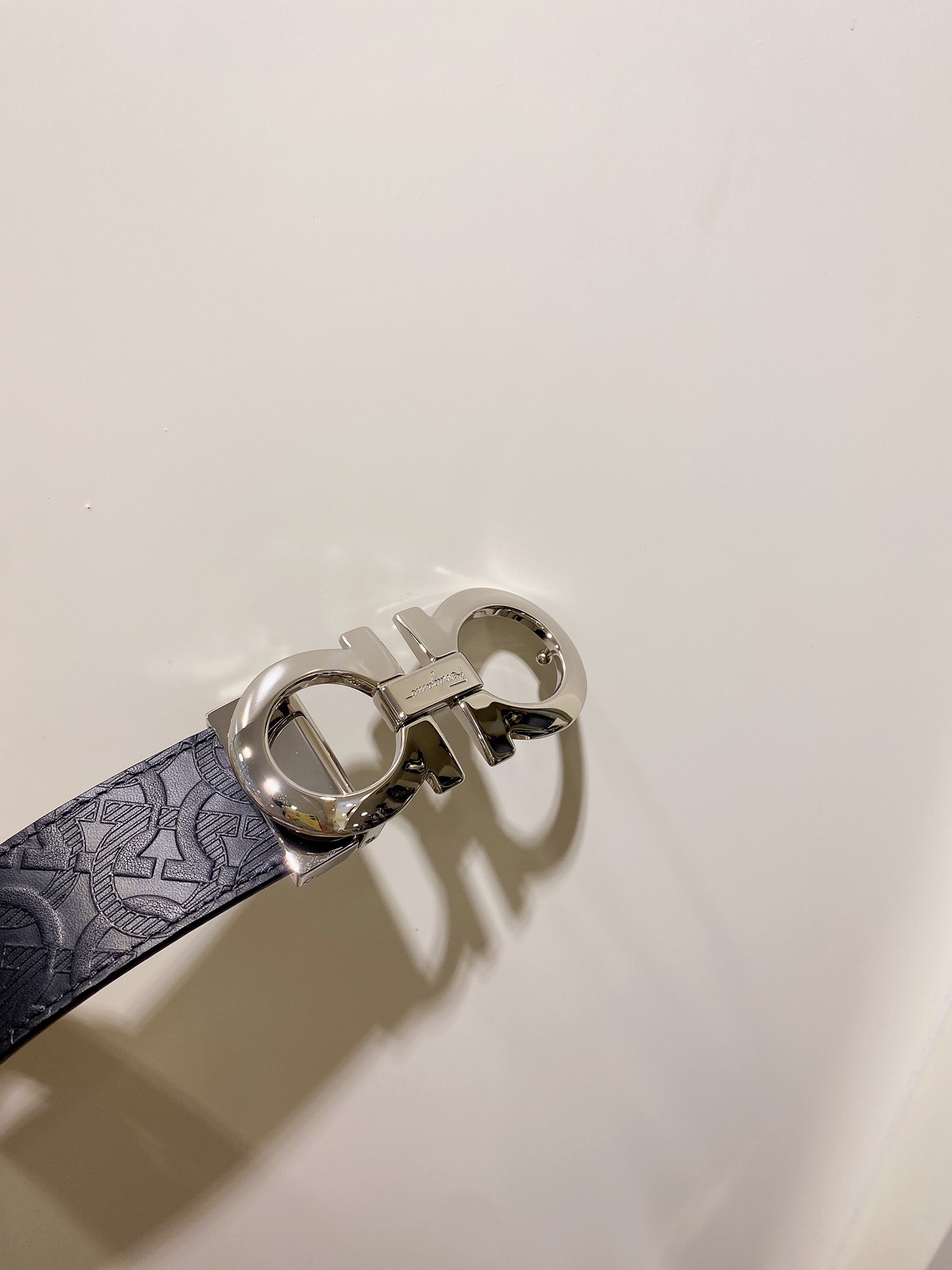 Salvatore Ferragamo Male Leather Belt Top Grain Leather M