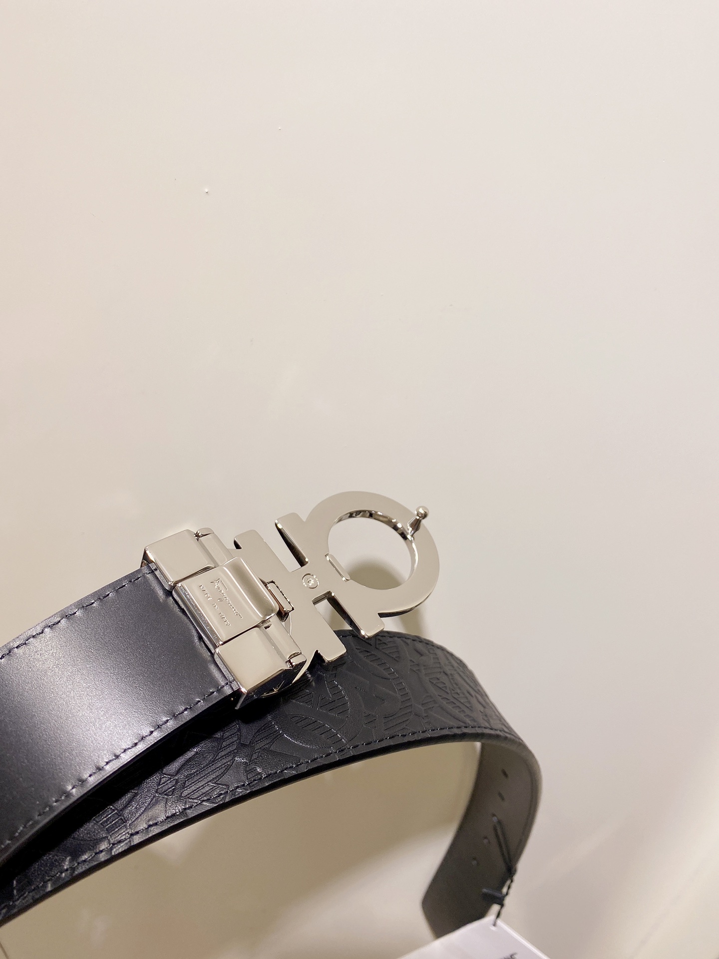 Salvatore Ferragamo Male Leather Belt Top Grain Leather M