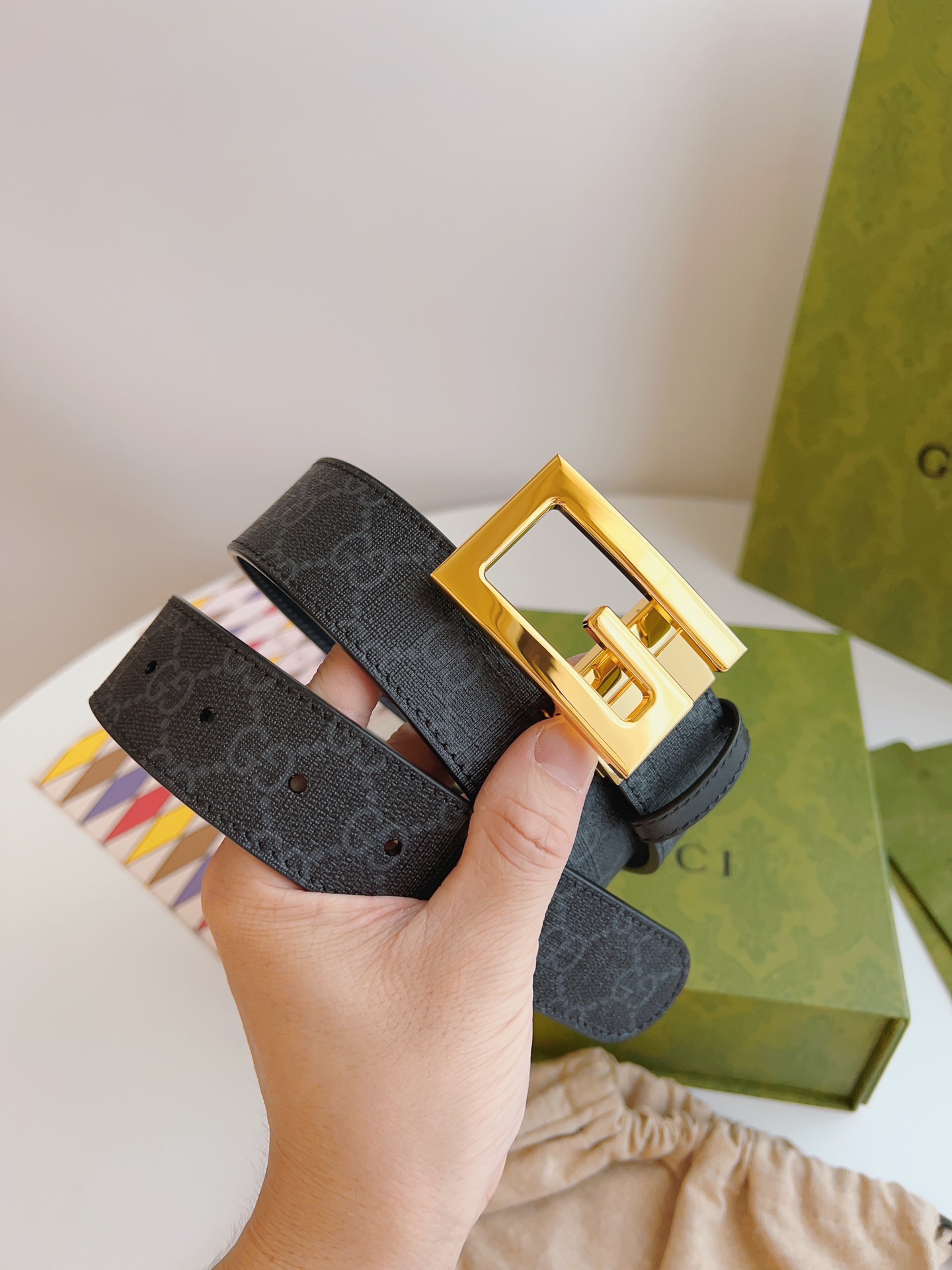 Gucci Male Basic Belt Cow Leather M