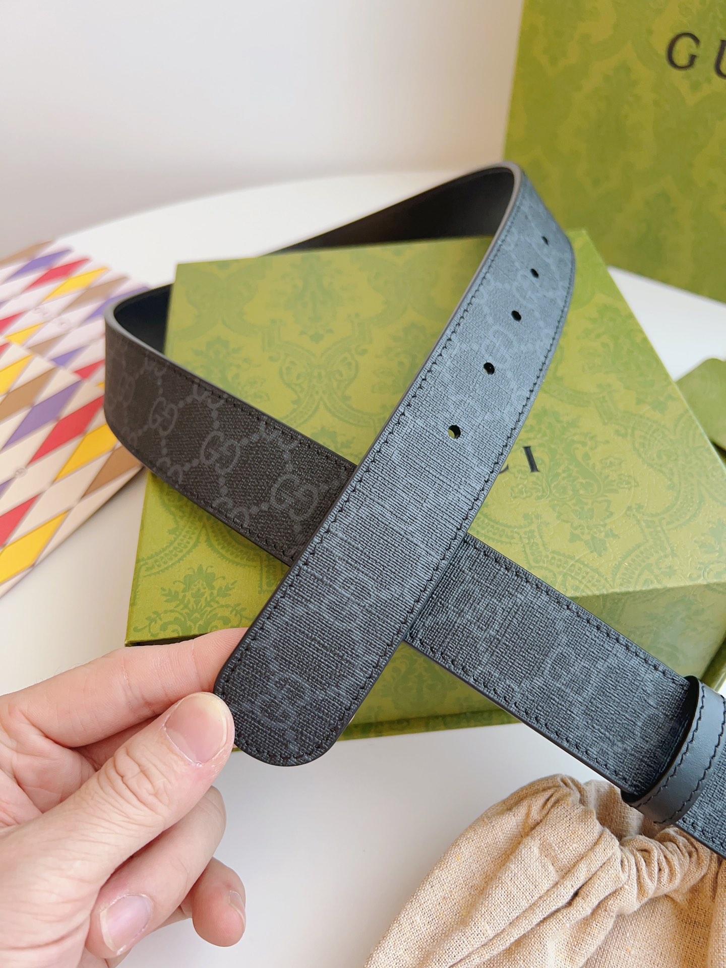 Gucci Male Basic Belt Cow Leather M