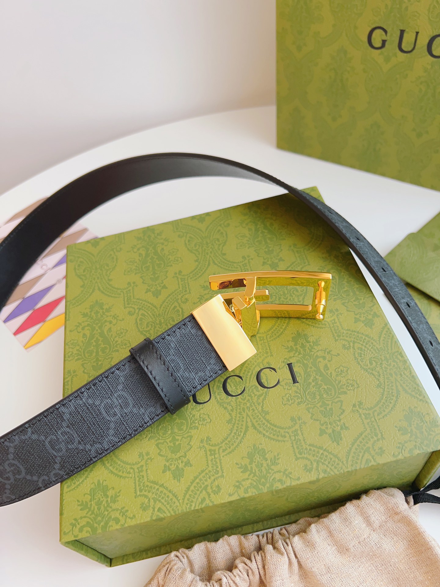 Gucci Male Basic Belt Cow Leather M