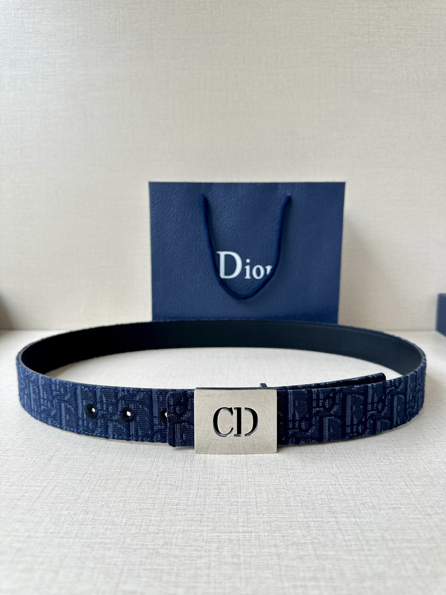 Basic Belt Cow Leather Black M-l