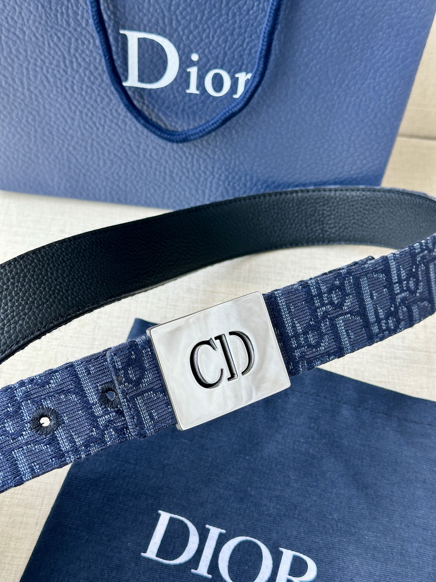 Basic Belt Cow Leather Black M-l