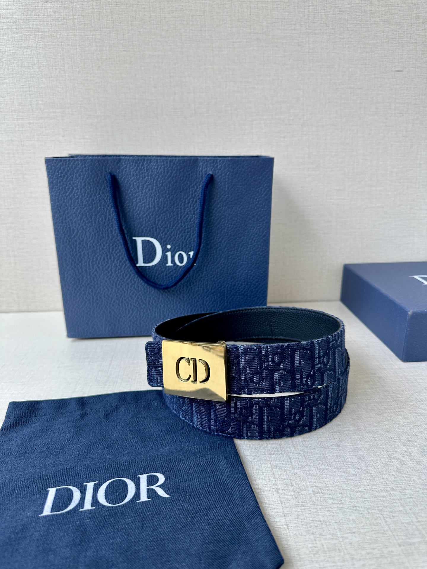 Basic Belt Cow Leather Black M-l