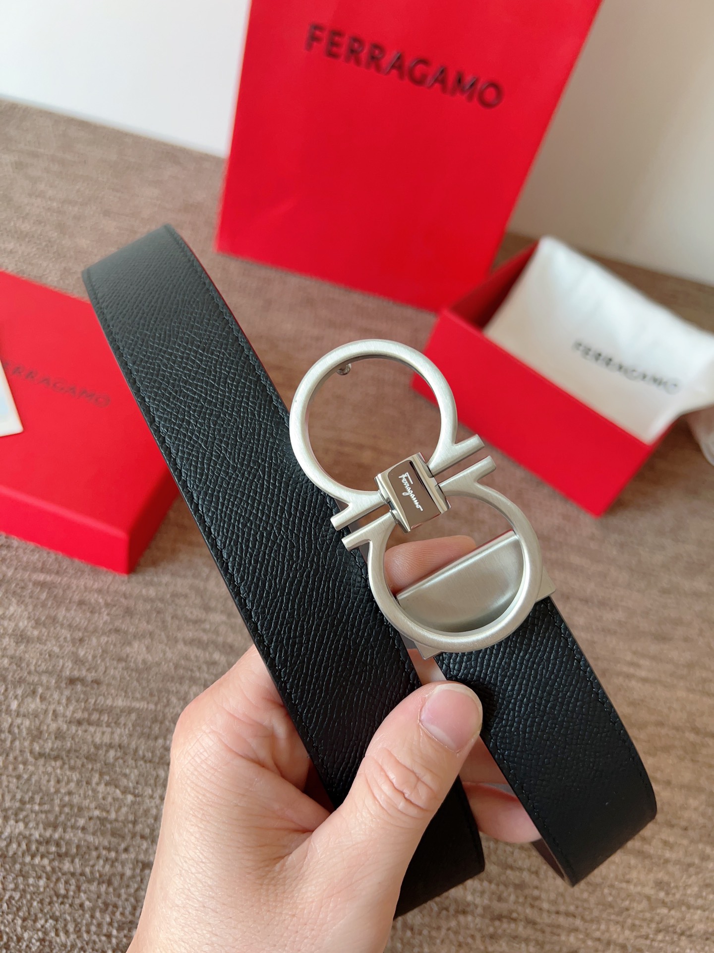 Salvatore Ferragamo Leather Belt