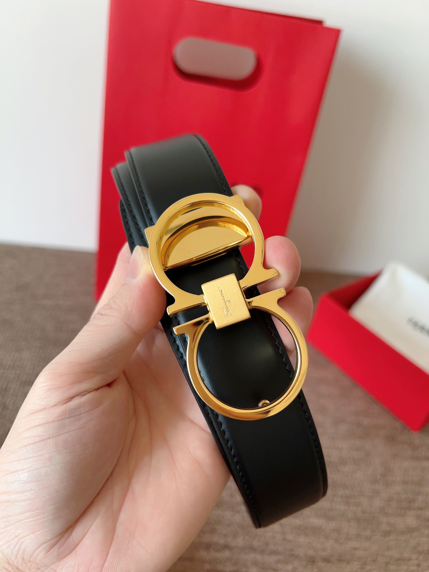 Salvatore Ferragamo Leather Belt