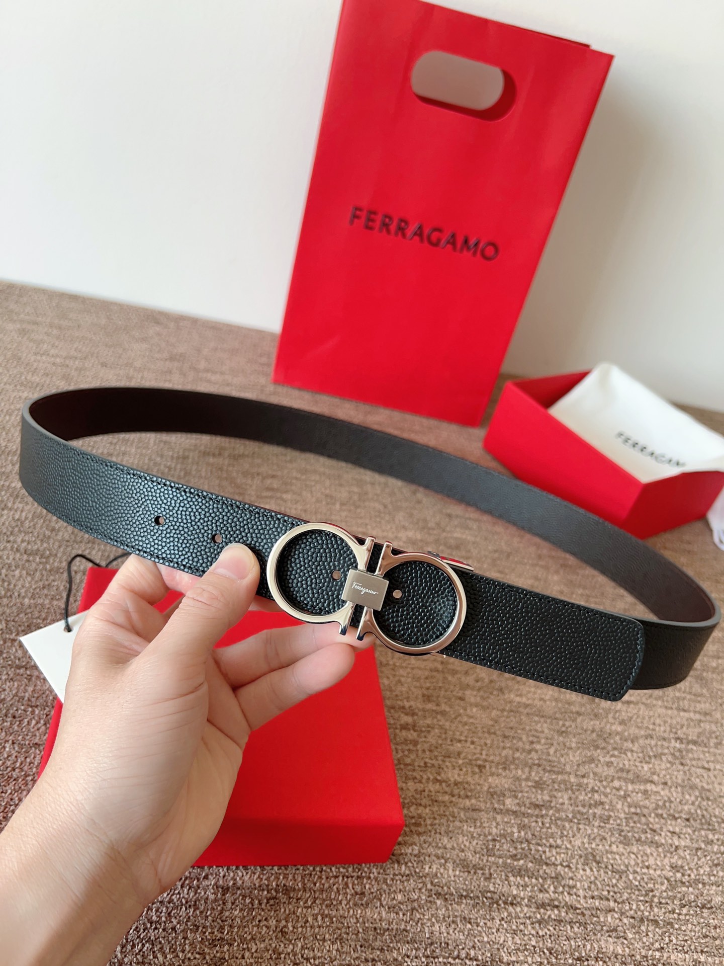Salvatore Ferragamo Leather Belt