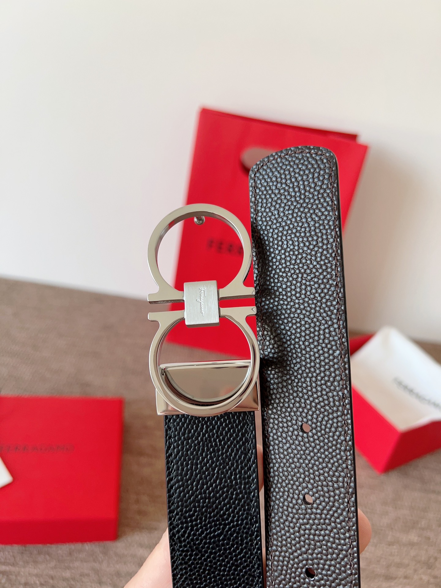 Salvatore Ferragamo Leather Belt