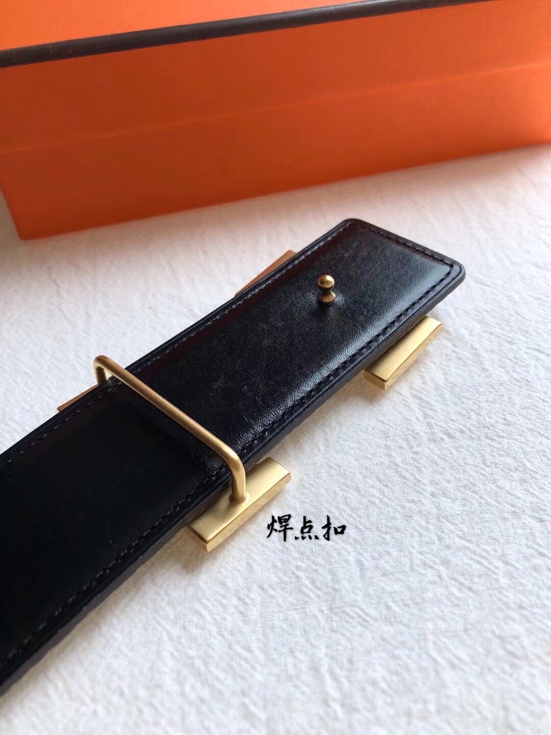 Hermès Male Basic Belt 38mm-s-m